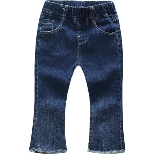 Chumhey 1-4T Baby Girls Jeans Spring Autumn Soft Stretchy Cotton Denim Trousers Kids Clothing Long Pants Babe girl Clothes