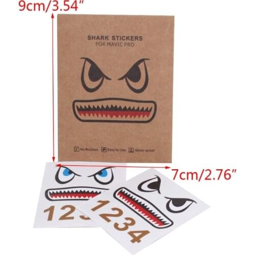 Mini 2 Drone Sticker Decals Skin Protective Shark Film for D-JI Mavic Mini 2