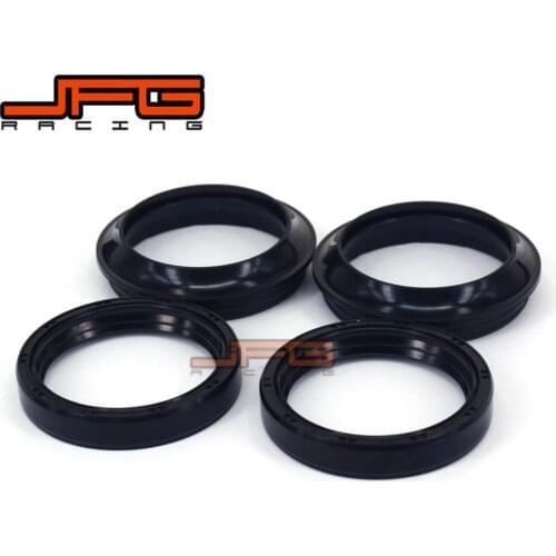 Motorcycle Parts Front Fork Damper Oil Seal + Dust seals For ZX600 Ninja ZX6 KLE650 VN800 VN900 ZR1000 Motorbike Shock Absorber
