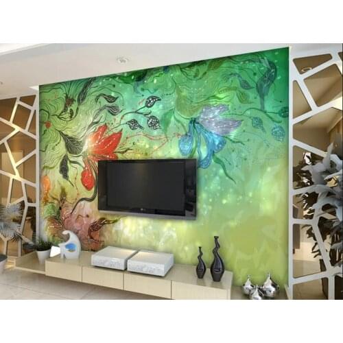 Wallpaper for walls 3 d flower Photo Mural for Living Room TV Background Murals Murales De Pared 3d Wallpaper Art Wall Decor