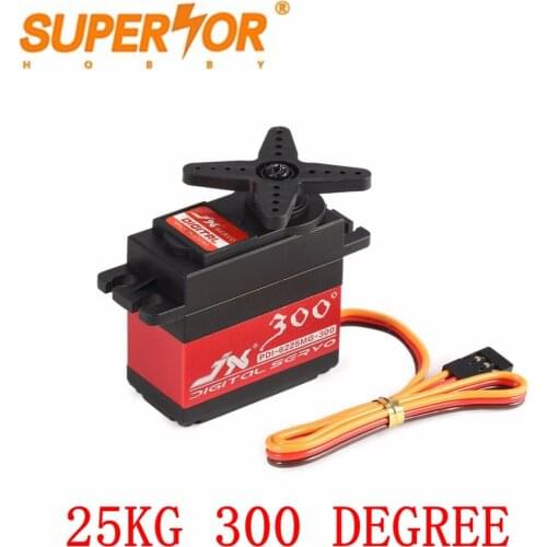PDI-6225MG-300 JX 25KG 300 degree Metal Gear Digital Standard Servo Robot mechanical arm arduino DIY board Kingmax DCS2016SP