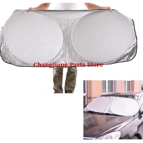 Hot Auto Visor Windshield Windscreen Sun Block Cover Folding Jumbo Front Rear Car Window Sun Shade UV Protect Car Window Film
