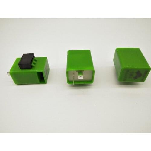 A185 Motorcycle Turn Signal Beeper 48-60V 2 Pin Motorbike Flasher Relay Turn Signal Indicator Adjustable frequency LED flasher