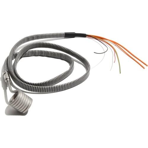 Spring Heater Coil Heater Band Heater 4.2*2.2mm Section Size 220V 16*30mm(ID*H) with K Type Thermocouple