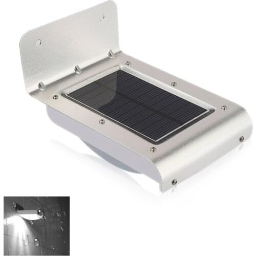 Solar Led Light Outdoor 16LEDs PIR Motion Sensor Solar Lamp Bulb Waterproof Security Garden Wall Lamps Path Yard Lighting