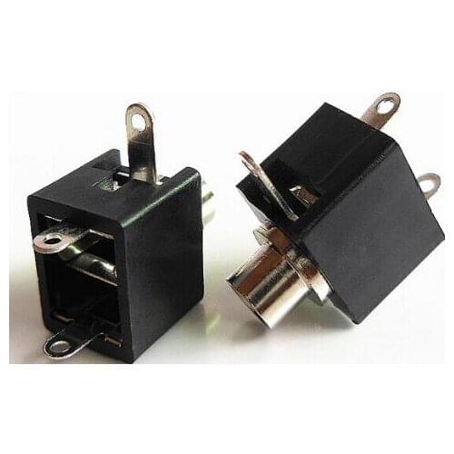 10PCS 2.5mm Female Audio Connector 3 Pin DIP Headphone Jack Socket PJ-201