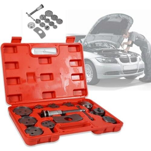 13pcs Universal Auto Car Precision Disc Brake Caliper Wind Back Tool Kit Brake Pad Brake Pump Brake Piston Car Repair Tool HWC