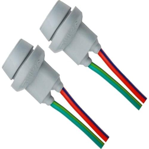 2Pieces W5W T10 Glass Base Parking Light Socket LED Brake Signal Bulb Socket
