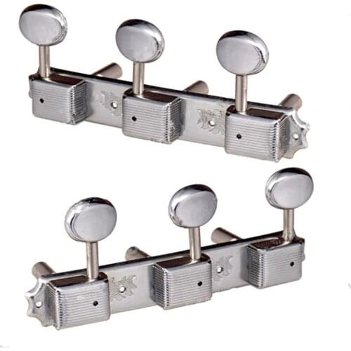 3R3L/set Chrome Retro String Tuning Peg Tuners Machine Heads for Acoustic Classical guitar accessories parts Musical instrument