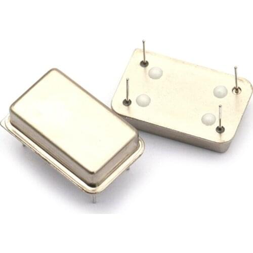 5pcs 50M 50MHZ 50.000MHZ In-line active crystal OSC DIP-4 rectangular clock vibration full size