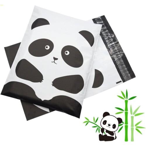 50Pcs Courier Bags Frosted Pink Heart Pattern Self-Seal Adhesive Shoes Bag Matte Material Envelope Mailer Mailing Bag Organizer