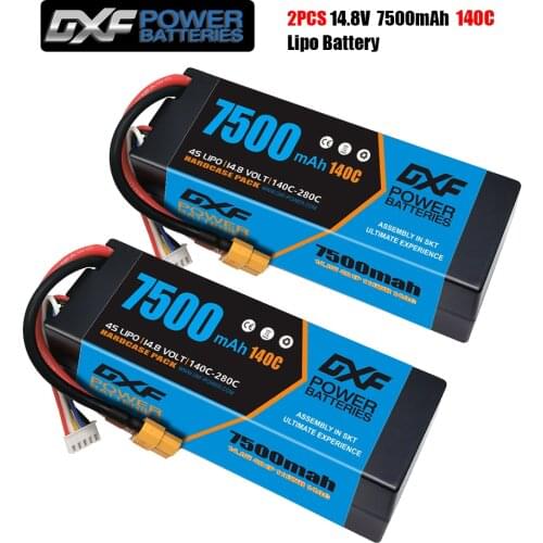 2PCS DXF Lipo Battery 3S 11.1V 5200mah 6500mah 8400mah 100C 120CHardcase for Traxxas RC Car Truck Boat FPV Airplane Quadcopter