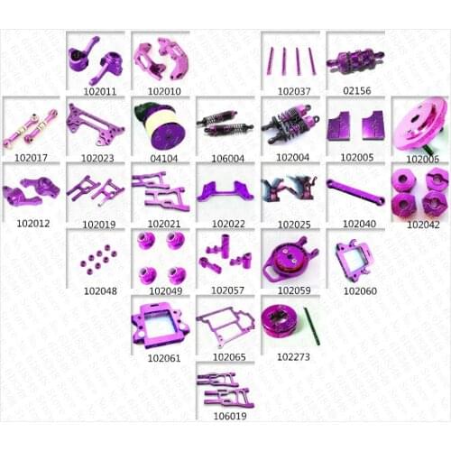 HSP Baja Upgrade Parts Acessories Spare Aluminum Alloy For Himoto Racing 1/10 4WD RC Model Car On/Off /Road Buggy Monster Truck