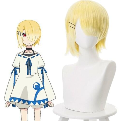 Anime Maou Sama Retry Cosplay Wigs Aku Cosplay Wig Heat Resistant Synthetic Wig Hair Halloween Carnival Party Women Cosplay Wig