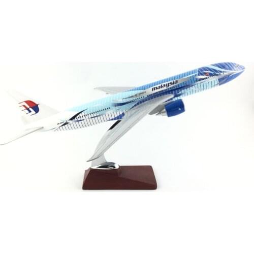 AIR PASSENGER PLANE 45CM BOEING777 MALAYSIA AIRLINES AIRCRAFT MODEL MODEL PLANE SIMULATION 45CM ALLOY CHRISTMAS TOYS GIFTS