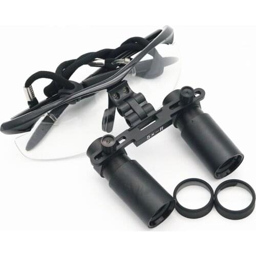 High Quality Medical Magnifying Glasses 5.0X-R Binocular Magnifier Dental Surgical Loupes 3 Color Option