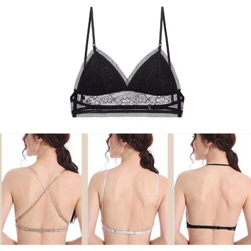 Sexy Bra Beauty Back 3 Styles Wireless U-Shape Big Backless Underwear Gather Push Up Lingerie Seamless Bralette