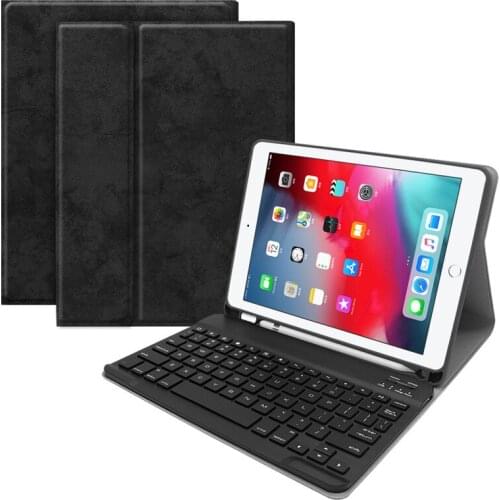 For Ipad 2018 Case Bluetooth Keyboard PU Leather Smart Tablet Cover for IPad Pro 11 2020 Gadget Pencil Cases A1823 A2231 A2228