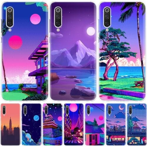 Art Pixel Aesthetic Phone Case for Xiaomi Redmi Note 10 9 9S 8T 8 7 8A 7 7A 6 6A 9A 9C S2 K20 K30 Pro Fashion Cover Coque