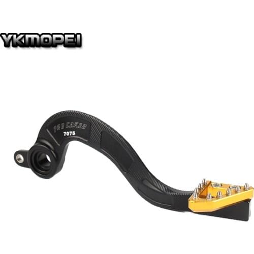 CNC Forged Billet Flexable MX Rear Foot Brake Pedal For RMZ250 RMZ 250 2007-2015 Motorcycle Dirt Bike Motocross Off Road