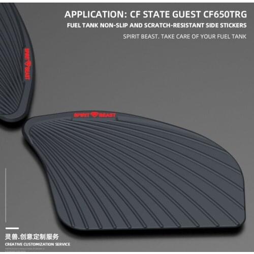 Spirit Beast Motorcycle Fuel tank stickers Non-slip Sticker side fuel tank Scratch resistant Protector pad For CFMOTO CF650TR-G