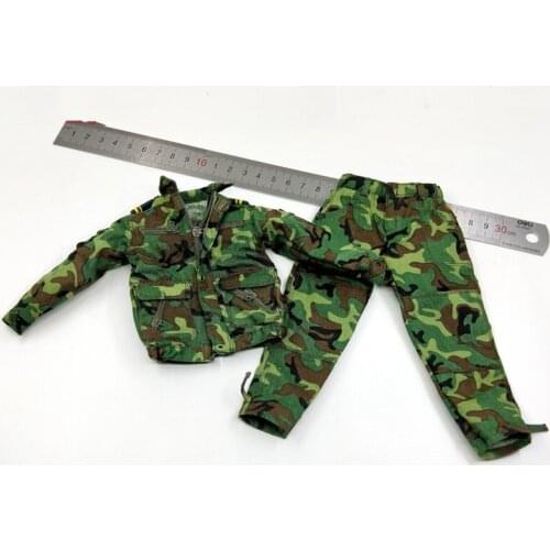 For Sale 1/6th FLAGSET 73027 The Spirit of the Army Soldier Combat Suit Dres Shirt Pants Model For Mostly 12inch Doll Soldier