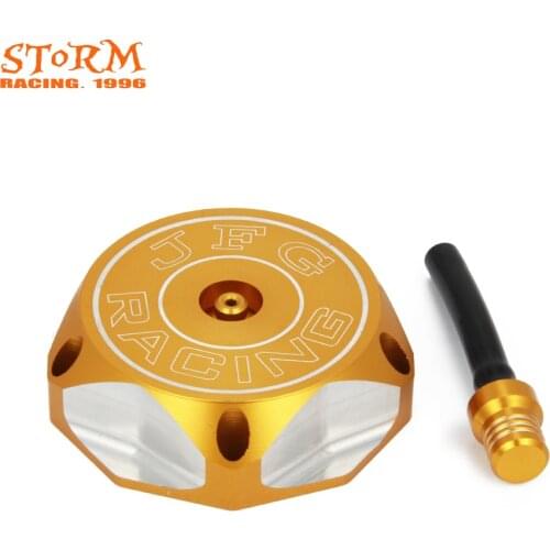 Motorcycle CNC Gas Cap Oil Tank Cover For SUZUKI RM85 05-16 RM125 RM250 04-08 RMZ250 10-17 RMZ450 05-17 RMX450Z 10-16 Drit Bike