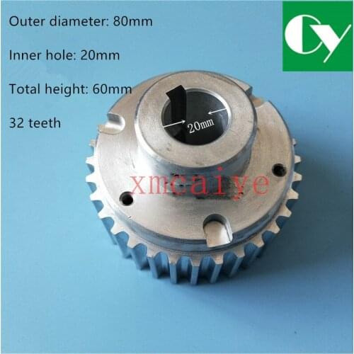 M3.016.272/02 Feeder Transmission Pulley 32 Teeth High Quality Printing Machine Patrs XL106 XL105 XL75