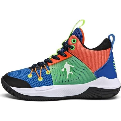 Fashion Boys Basketball Shoes High Quality Boy Street Sport Shoes Men Trainers Outdoor Comfortable Designer Basketball Sneakers