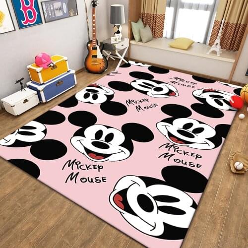 Cartoon Mickey Minnie Mat Mat Door Mat Bathroom Mat Kitchen Entrance Childrens Room Balcony Mat Bedroom Carpet