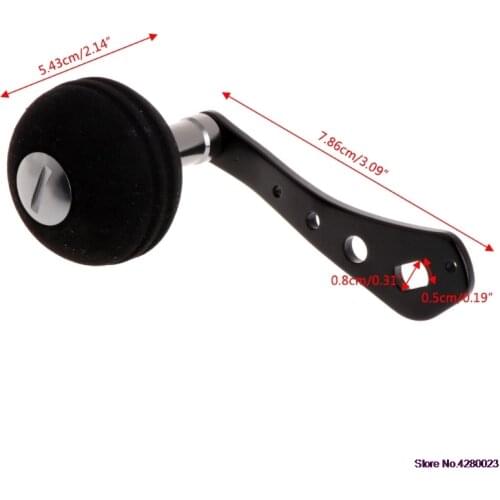 2021 New 2021 Fishing Handle Reel Single Knob Replacement Baitcasting Accessory Aluminum Alloy