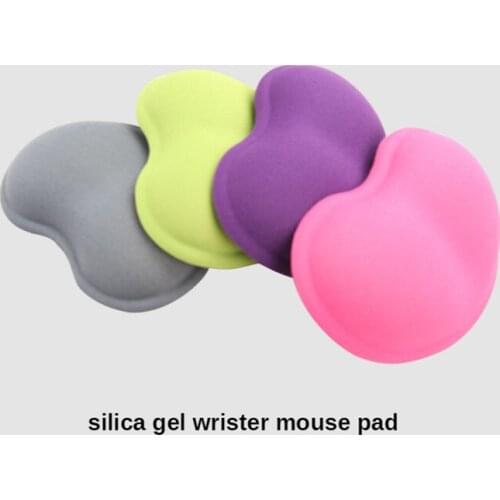 New Arrival Heart Silico Wireless Mouse Pad Wristband Pad For Desktop Computer Wonderful Gift For PC Laptop Desktop Computer