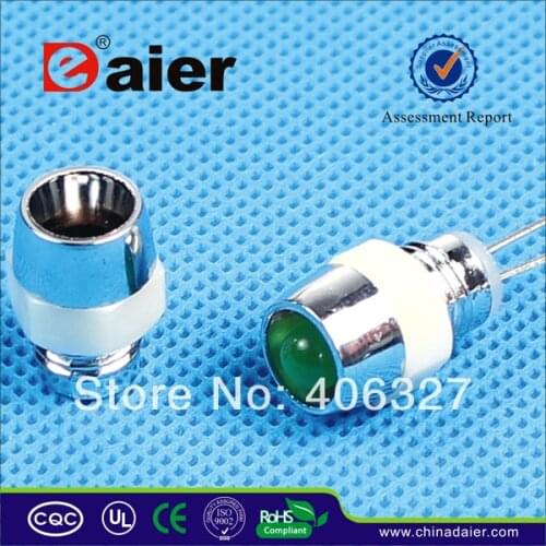 PLH-5 5mm LED holder chrome lamp base for effects