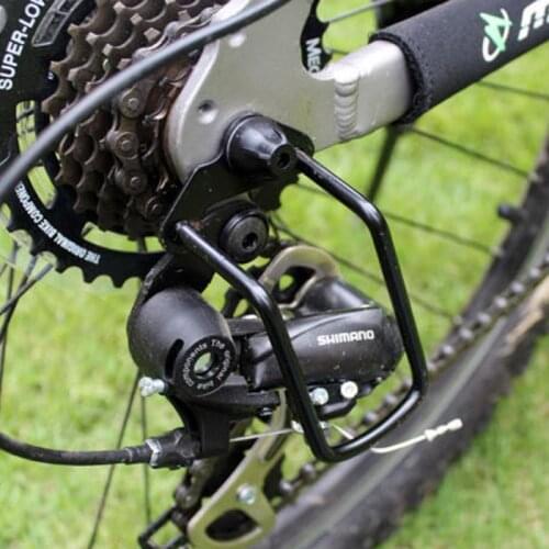 Adjustable Mountain Road Bike Transmission Protection Steel Bicycle Rear Gear Derailleur Chain Guard Protector Protective Gear