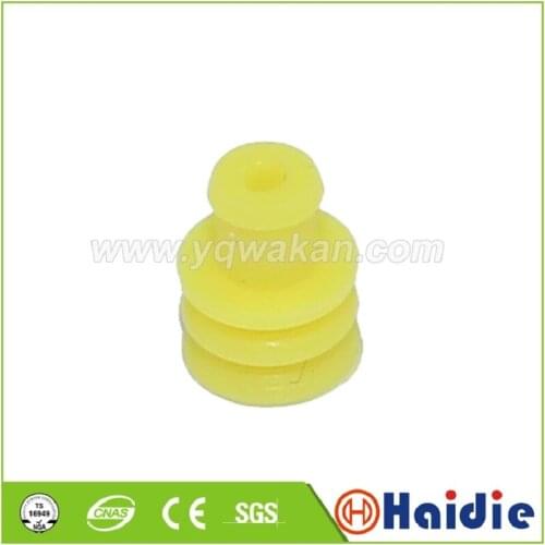 100pcs 1.5series rubber seal 281934-2 yellow waterproof wire seals for tyco 1.5 auto connector