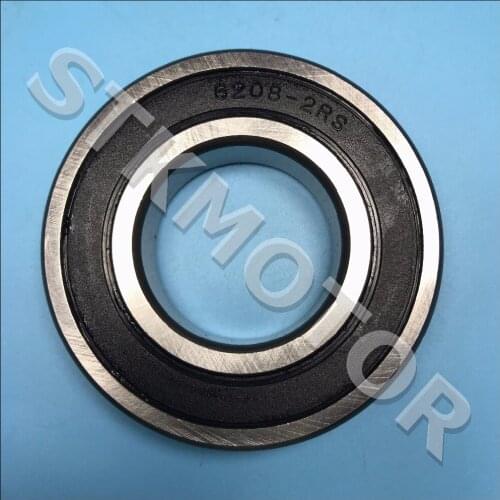 Rubber Shielded Deep Groove Bearing 6208 2RS 6208-2RS ATV UTV Go Kart Scooter Moped Bearing 40X80X18mm