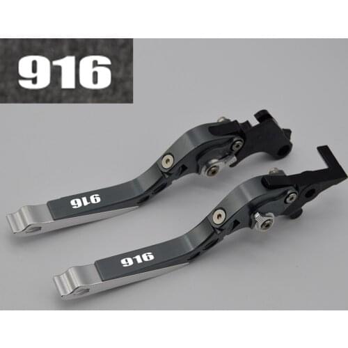 Yang hua CNC Folding&Extending Brake Clutch Levers Levers For Ducati 916 916 SPS UP TO 1998 Logo(916)