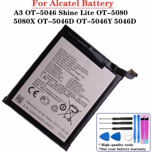 TLP024C1 TLP024CJ TLP024CC battery For Alcatel A3 OT-5046 Shine Lite OT-5080 5080X OT-5046D OT-5046Y 5046D 5046Y + Battery