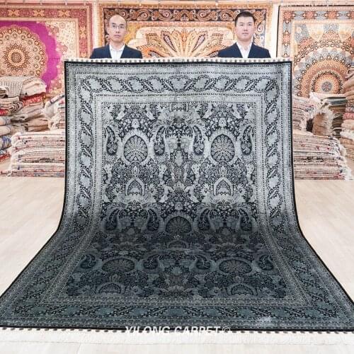 Yilong 6'x9' Living room carpet vantage traditional Turkish hand knotted rug (YWX130A)