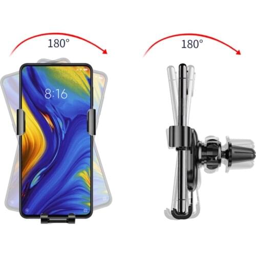 2@#GPS Universal Car Mobile Phone Holder Air Vent Mount Stand No Magnetic Cell Phone Holder For Phone In Car High Quality