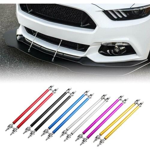 1Pair 15cm Front Bumper Lip Splitter Strut Rod Tie Support Bar Adjustable Universal Car Accessories