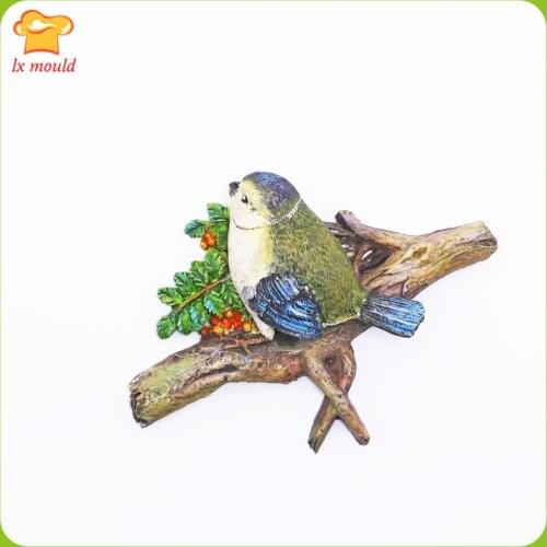 2021 Exclusive 3D Bird Silicone Mold Sugarcraft Fondant Resin Clay Molds Cake Decoration Mould