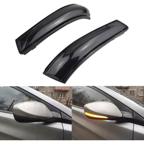 2x LED Dynamic Side Mirror Indicator Blinker Sequential Light Lamp For Hyundai Elantra GT Avante MK5 MD UD Veloster 11-15 i30 GD