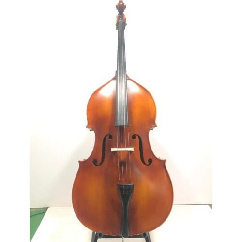 3 / 4 solid wood double bass - complete version with all accessories