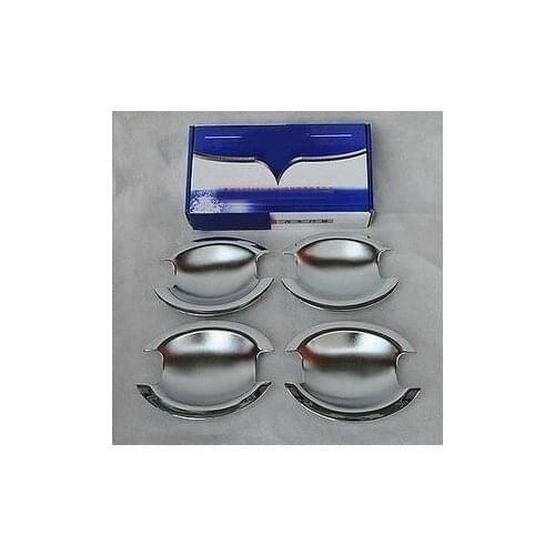 ABS Chrome Door Handle Bowl Door handle Protective covering Cover Trim for Mitsubishi Lancer/Lancer X/Lancer Evo 2010-2012 2013