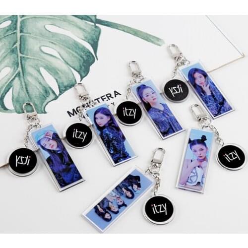 KPOP ITZY Key Chain New Album WANNABE Bag Pendant Accessories Yeji Ryujin