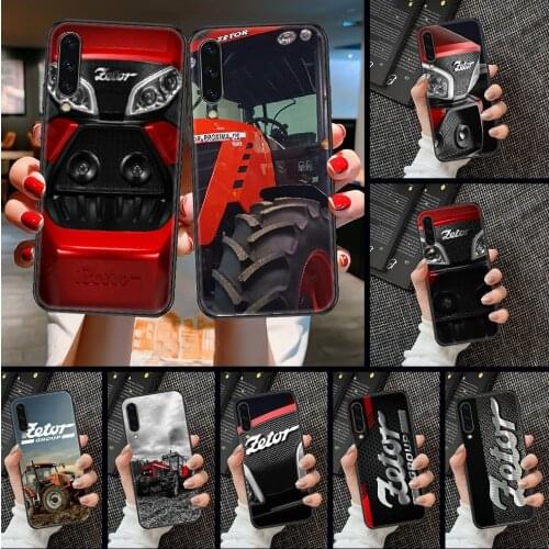 Zetors Tractor Phone case For Samsung Galaxy A 3 5 7 8 10 20 21 30 40 50 51 70 71 E S 2016 2018 4G black painting cell cover