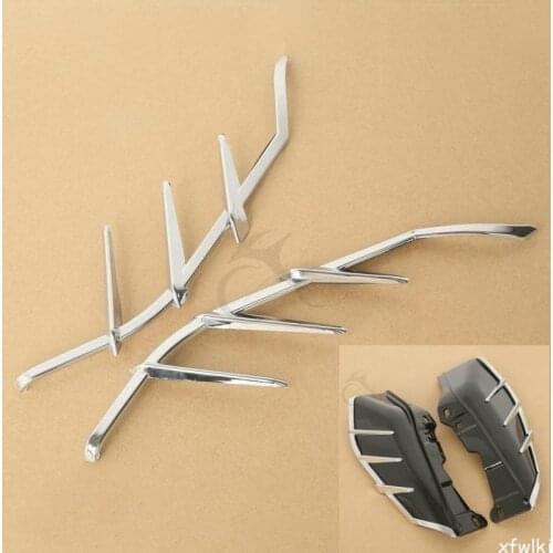 Mid-Frame Air Deflectors Trims For Harley Touring Road Street Glide FLHX FLHT FLHR FLHTCUTG Ultra Limited Trike Models 09-16