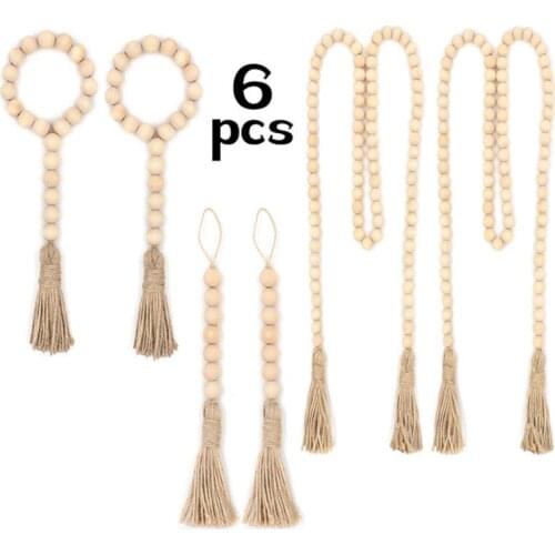 Wood Rustic Farmhouse Tray Decorations Country Rustic Wall Hanging Decor Natural Geometric Decoration for Home Festival Summer