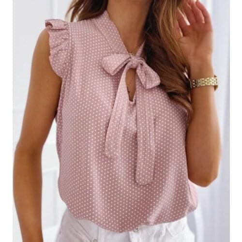 Блузки в горошек FancyQube China At AliExpress